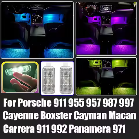 For Porsche 911 955 957 987 997 Cayenne Boxster Cayman Macan Carrera 911 992 Panamera 971 Car Footwe