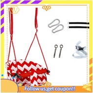 【W】Outdoor Swing Baby with Safety Belt Comfy Toddler Swing Outdoor Indoor 3-6 Years Indoor Toddler S