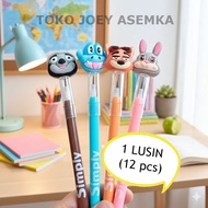 (12 PCS) ZOOTOPIA SUSUN JUDY HOPPS NICK WILDE PENCIL FOR SCHOOL CHILDREN ZOOTOPIA PENCIL