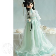 BJD Baby Clothes Half-Sleeved Antique Costume Hanfu 6 Points 4 Points 3 Points ob11 Material Pack Cr