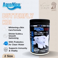 AquaNice Butterfly Koi Fish Food 500g | Food for Long Fin Koi, Dragon Carp | Whitening | Probiotic S