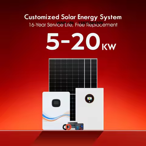 KEVOLT 5kW 10kW 15kW 20kW Solar Energy System Power Station With Home Energy Storage LiFePO4 Battery