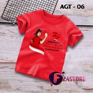 K♫U6 Kaos Baju 17 Agustus 2022 Anak-Anak Indonesia Semangat - 02