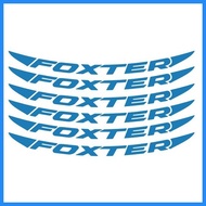 ℗ ✅ foxter wheel rims mountainbike set stickers