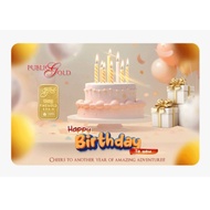 PUBLIC GOLD Bullion Bar 0.5g (Au 999.9) - Birthday 🎈