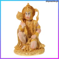 Ornament Mini Statue Deity Sculpture Hanuman Action Figures Style Small Idol  zhiymais4w