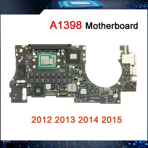 Original Tested A1398 Motherboard for Macbook Pro Retina 15' Core I7 8GB 16GB Logic Board 2012 2013 
