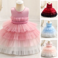 sexy red dress for kids pink blue princess dress 1 2  3 4 years old girl birthday party skirt peach