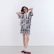 12FEBRUARY | PATCH TOP+SKORT (Separate Pieces) Printed Fabric Only 12FEBRUARY