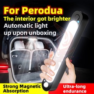 For Perodua Bezza Axia Myvi Alza Ativa D55L Aruz Car Trunk Light Interior Reading Light Motion Senso