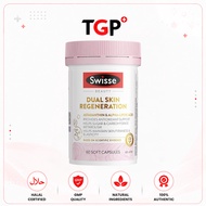 [TGP pharmacy]Swisse Dual Skin Regeneration 60 Capsules Astaxanthin ALA Skin Brightening Antioxidant
