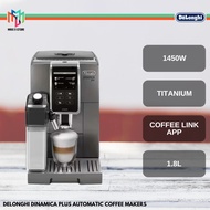 Delonghi ECAM370.95.T Dinamica Plus Coffee Machine Automatic Titanium 1450W 1.8L Coffee Link App EXA