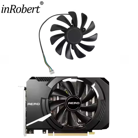 New 95MM XY-D10015SH 4pin Cooler Fan For MSI GeForce GTX 1660 SUPER AERO GTX 1660Ti Graphics Video C