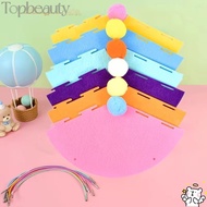 TOPBEAUTY Mini Party Hats, Colorful 6pcs Set Cone Hats,  Lightweight Party Hats Birthday