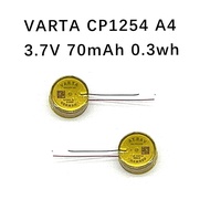 2pcs/lot Original for VARTA cp1254 A4 3.7V 70mAh, cp1254 A3 60mAh Bluetooth Earphone Battery