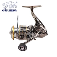 NJISD Okuma รอกตกปลาโลหะทั้งหมด15KG MaxDrag 5 + 1BB ล้อหมุนระยะไกล1500-2500 RFLKS