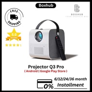 HD Projector Q3 Pro  | HD 1080P | Built-in Android OS | Portable Mini Quality Projector | Build in s
