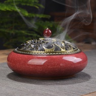 [Hot-Selling] Iwishan Household Large Ice Cracked Ceramic Mosquito Stove Sandalwood Stove Box Mosqui