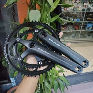 Crank set strummer 53t 39t alloy crank folding bike road bike fixie racing crankset bb box