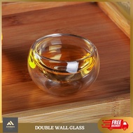 Mini DOUBLE WALL GLASS SHOT 50ML | Espresso COFFEE Tea Glass Cup