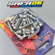 MESIN PROBOLT BOLT SET ENGINE BAK MAGNET BAK KALTER RIGHT LEFT NINJA R SS RR ZX KR 150 2 STAINLESS K