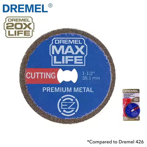 Dremel Max Life Cutting Wheel Disc 0.04 X1.5 X1.5Inches Performance Premium Metal Rotary Tool Grinde