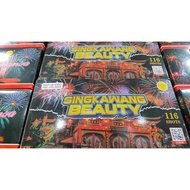 kembang api roman candle cake 1.0 inch singkawang beauty 116shots