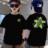 【220G 100%Cotton Tshirt】NELLY Cool T Shirt For Boys Kids 3yrs-14yrs Baju Budak Lelaki Full Cotton Su