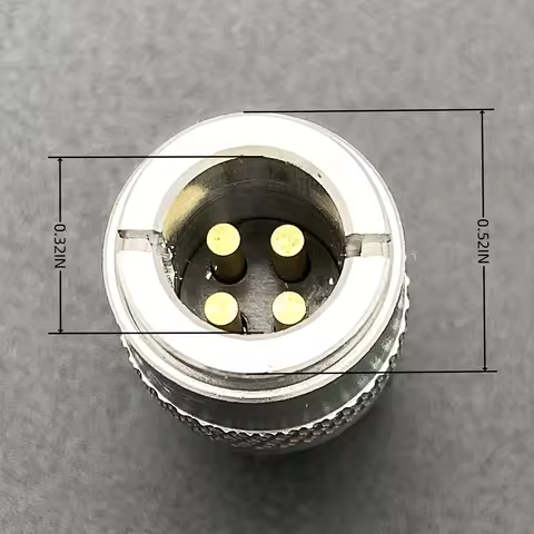 SME Type Turntable Tonearm Socket Connector With 24K Gold Plated Pin Plays Vinyl Discs Vinyl Record 