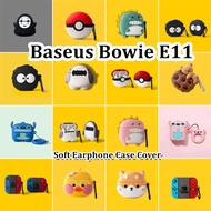 READY STOCK! For Baseus Bowie E11 Case Creative Cartoons Soft Silicone Earphone Case Casing NO.1