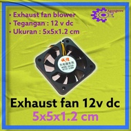 kipas dc mini 12v brushless dc fan kipas pendingin