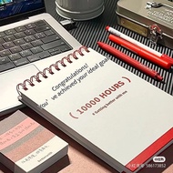 [planner notebook] 10,000 Hours Coil Notebook/A5 Planner Notebook/Study Planner/Notepad/