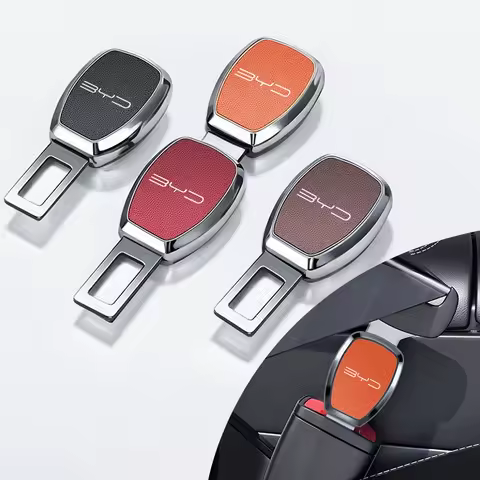 Zinc Alloy Car Seat Belt Extension Plug Safety Belt Plug Buckle Clip For BYD Song Qin Han Tang DM 20