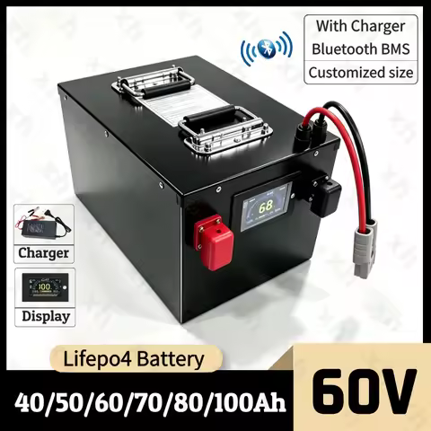 60V 40ah 50ah 60ah 70ah 80ah 100ah Lithium Lifepo4 battery for Two-wheeler Three-wheeler