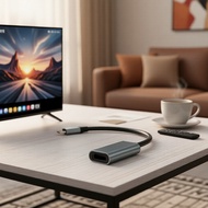 4K HDMI Adapter, USB-C 3.1 Type-C Male to Female Video Converter for Tablet Pro