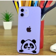 Smiley Panda Cutting Decal Sticker, Mobile Phone Laptop Sticker
