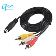 1.5M 4.9ft 3  Male to 4 Pin S-Video Male TV PC Conversion Cable