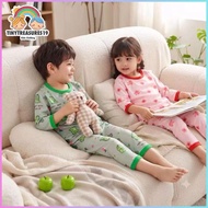 Tinytreasures19 1yr-9yrs old Silk Longsleeve Pajama Sleepwear Cold Comfortable