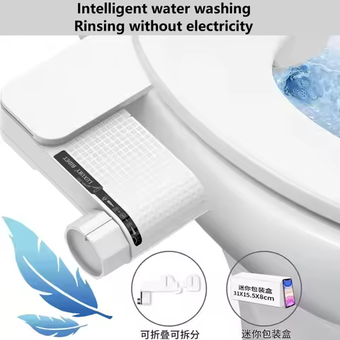 No Electricity Needed Bidet Simple Dual Nozzle Lightweight Feminine Wash Device Smart Toilet Seat