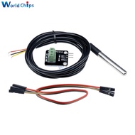 DS18B20 Stainless Steel Package Waterproof DS18b20 Temperature Probe Temperature Sensor 18B20 For Ar