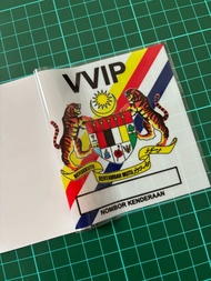 NEW ARRIVAL! MALAYSIA VVIP CAR STICKER