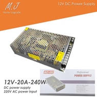 [ 12V DC Power Supply ] 220V AC To 12V 20A DC 240watt DC Power Supply