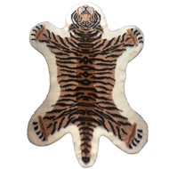 Cow Tiger Print Area Rug Non-slip Carpet Bedroom Office Livingroom Floor Mat
