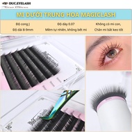 Douyin Magiclash Chinese lower eyelashes, natural soft black, J curl, 8-9mm long Eyelash extension t