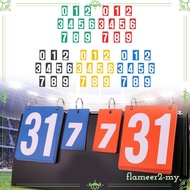 [FlameerdbMY] ,Flip Number Cards,Numbers 0-9 Scorekeeper Team Games Table Score Flipper Sports Score