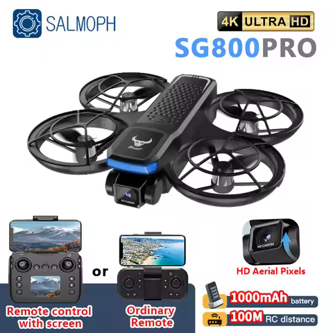 ZLL SG800 PRO Mini Drone Dual Camera 4K HD Aerial Aircraft Screen Remote 360° Flip Brushless Motor F