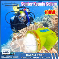 Senter Kepala Selam/Senter Kepala Selam Super Terang 80 Watt Mitsuyama /Diving Super Terang 100Watt 