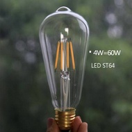 Led filament lamp 2w bulb G45 fijar bulb 2watt 2 watt Edison G 45 bulb Decorative cafe decoration Ed
