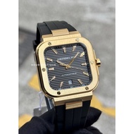 Brand New Herbelin Cap Camarat Square, Automatic PVD Gold Case Watch