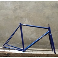 LOKAL WAYS, frameset, frame + fork for semi-modern fixie bike size 50.52.54 local do mepet